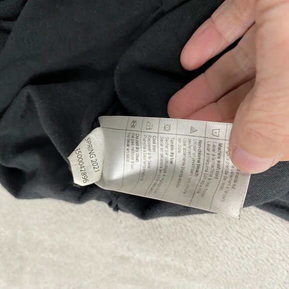 Carhartt Women's T-Shirt L 12/14 Black V-Neck Relaxed Fit Cotton/Polyester - Picture 7 of 9